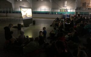 movie night in the arena